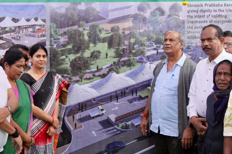 Odisha Minister Ashok Panda Lays Foundation Stone For One More ‘Shramik Pratiksha Kendra’ In Bhubaneswar