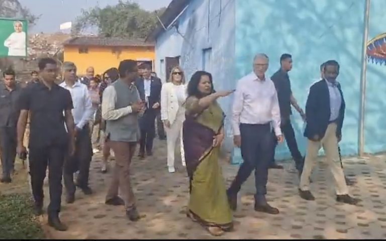 Bill Gates Visits Maa Mangla Basti In Bhubaneswar; Meeting With CM Likely Today