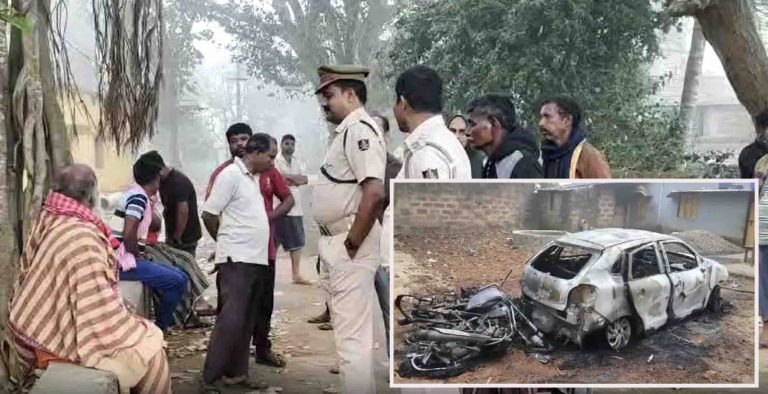 Arson After Man Run Over By Tractor In Odisha’s Athagarh