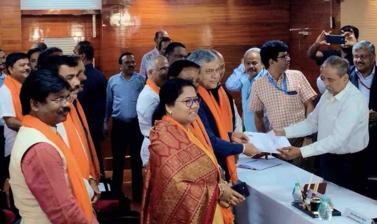 BJP’s Ashwini Vaishnaw Files Nomination For Rajya Sabha Polls From Odisha