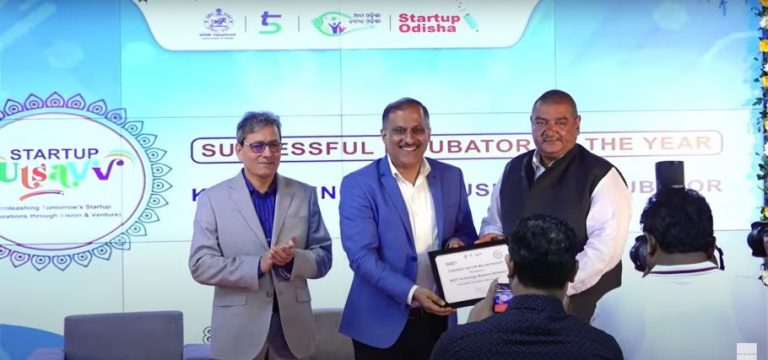 KIIT-TBI Successful Incubator of the Year award