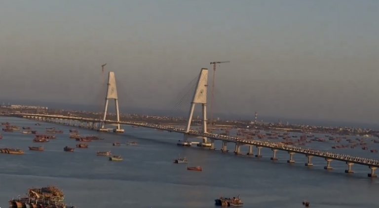 PM Modi Unveils India’s Longest Cable-Stayed Bridge; Know About Sudarshan Setu Adorned With Verses From Bhagavad Gita
