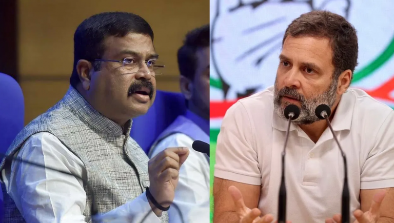 Dharmendra Pradhan Targets Rahul Gandhi Over Remark On PM Modi’s Caste During Odisha Visit