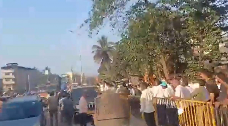 BJP, Uddhav Sena Clash In Maharashtra As Stones Thrown At Ex-MP Nilesh Rane’s Car