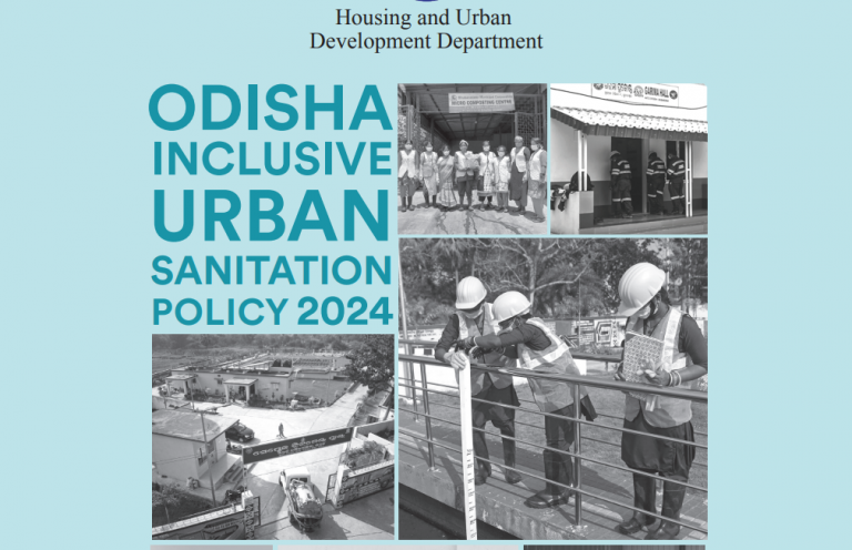Odisha Inclusive Urban Sanitation Policy 2024 Notified With Focus On Services For All