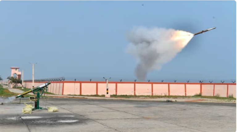 India Successfully Flight Tests VSHORADS Missile Off Odisha Coast