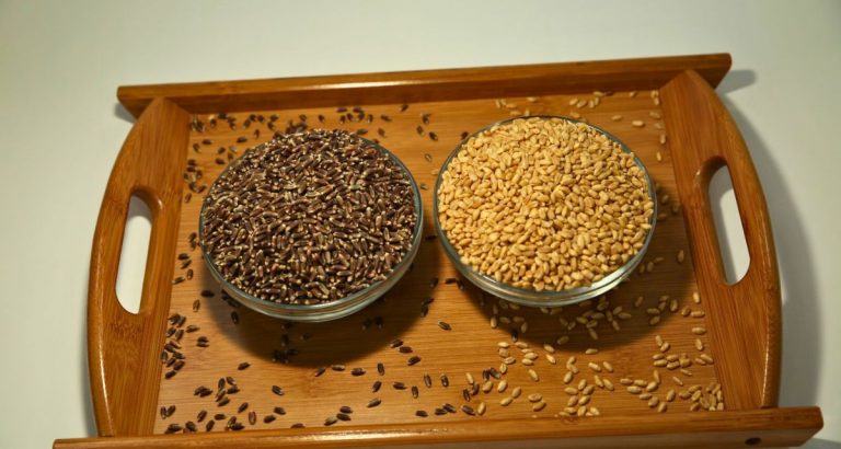 black and white wheat