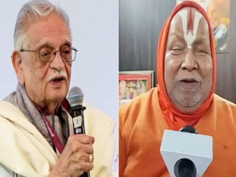 jnanpith awardees Gulzar & Jagadguru Rambhadracharya