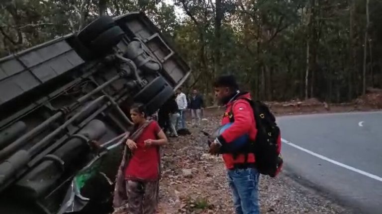 Over 10 Injured As OSRTC Bus Overturns On Ghat Road In Odisha’s Boudh