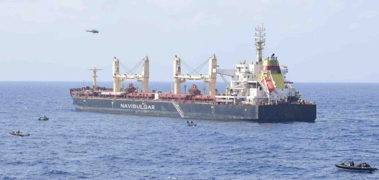 Dramatic Ops In High Seas: Indian Navy Rescues ‘Hijacked’ MV Ruen Crew, Arrests 35 Pirates