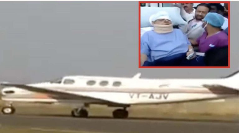 Critically-Injured Prasanna Acharya Airlifted To Bhubaneswar From Sambalpur