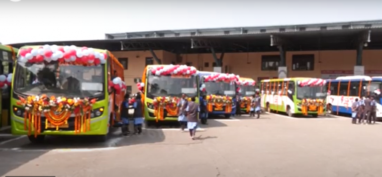 Odisha CM Launches Mo Bus Services In Sambalpur & Berhampur