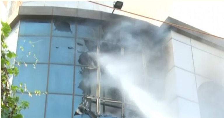 Fire Breaks Out At Restaurant Near KIIT Square In Bhubaneswar