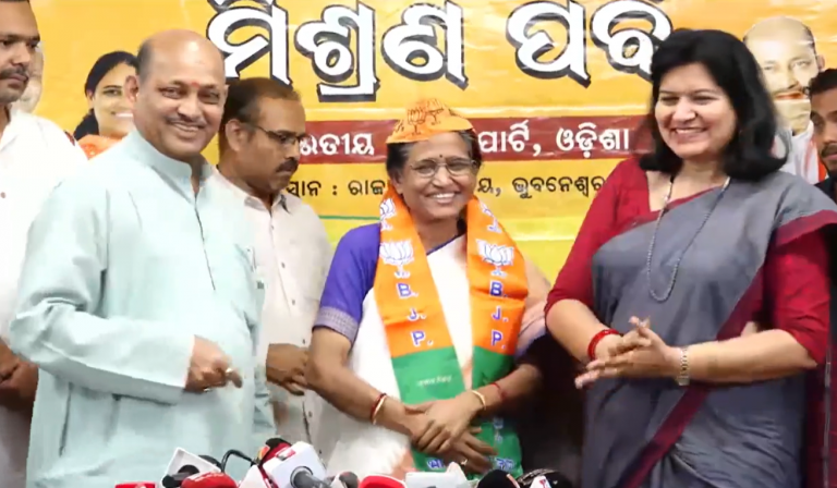 Former Kendrapada MP Archana Nayak Joins BJP Ahead Of Odisha Elections