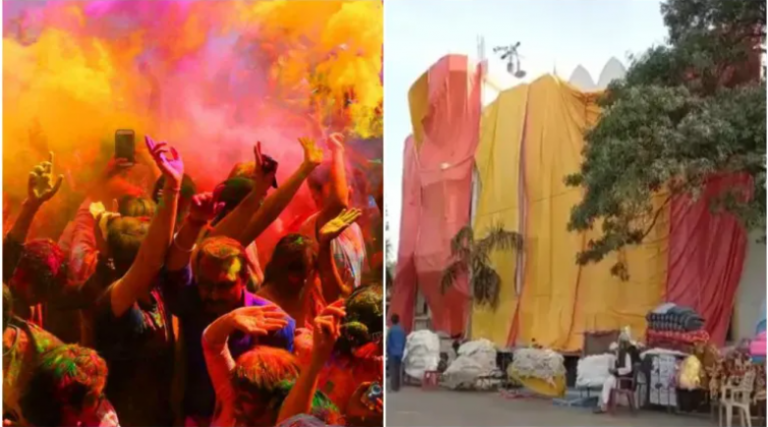 Mosques To Be Veiled Before Holi For Ram Baraat, Laat Saaheb Procession Routes In UP