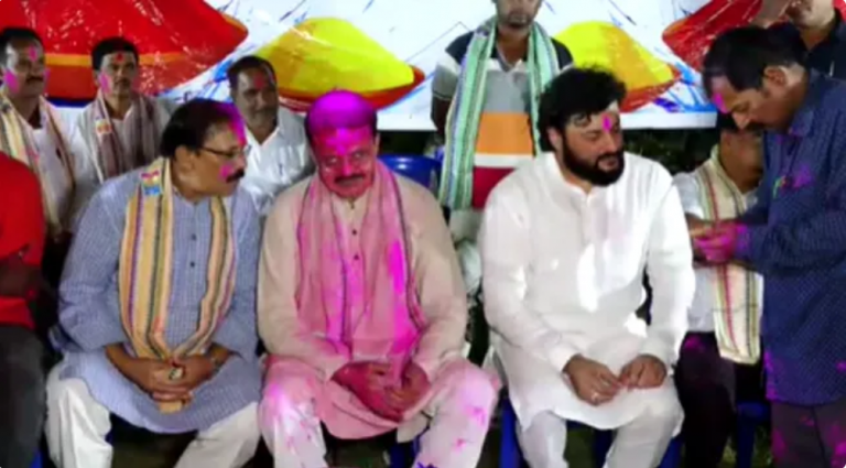 Anubhav Attends Cuttack MP Bhartruhari’s ‘Holi Milan’ Amid Talks That He May Also Quit BJD Ahead Of Odisha Elections