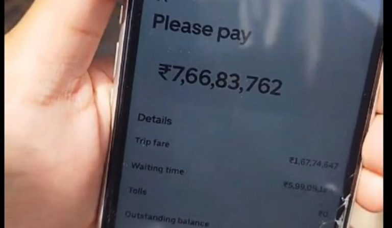 Noida Man Books Uber Auto For Rs 62, Gets Rs 7.66 Crore Bill, Uber Responds Give Us Time