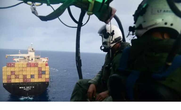 Indian Navy Rescues Ship