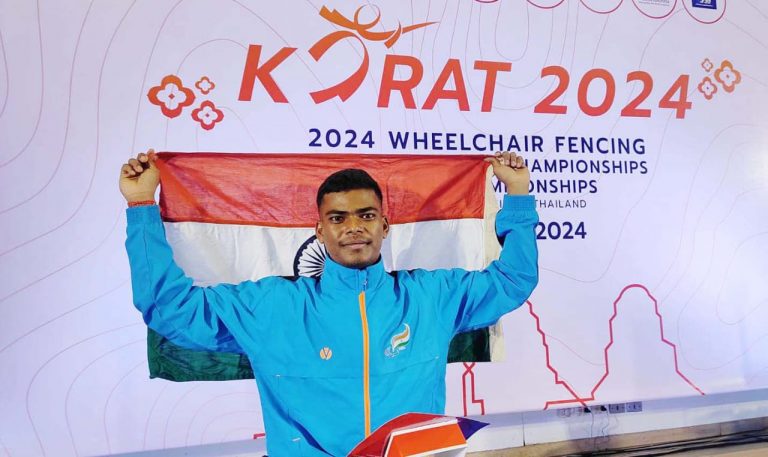 Odisha Wheelchair Fencer Wins World U23 Silver Medal