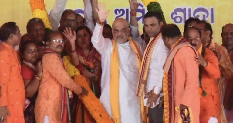 Naveen Patnaik’s 2nd Seat A Ploy To Elect Political Heir, Amit Shah Tells BJP Leaders In Odisha
