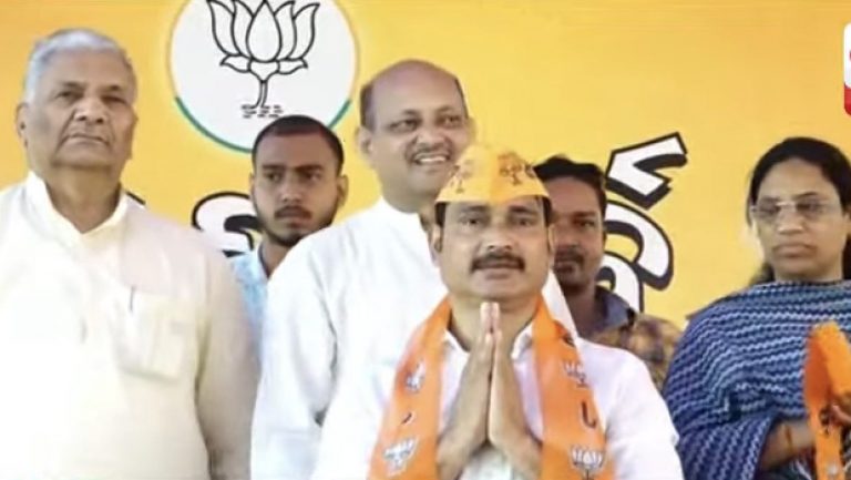 Odisha Elections 2024: ‘MLA Aspirant’ Amarendra Das Dons Saffron Cap After Quitting BJD