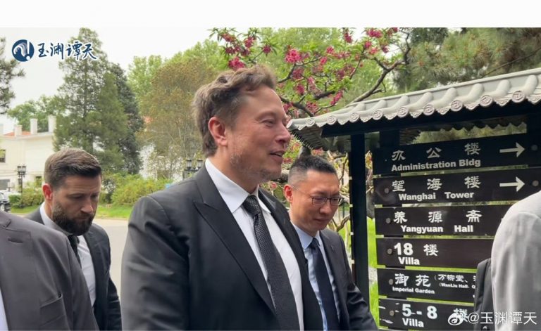 Elon Musk in China