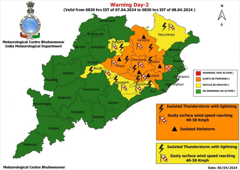 Odisha May Get Respite From Heat As IMD Issues Orange & Yellow Warnings For Hail, Thunderstorms From Tomorrow