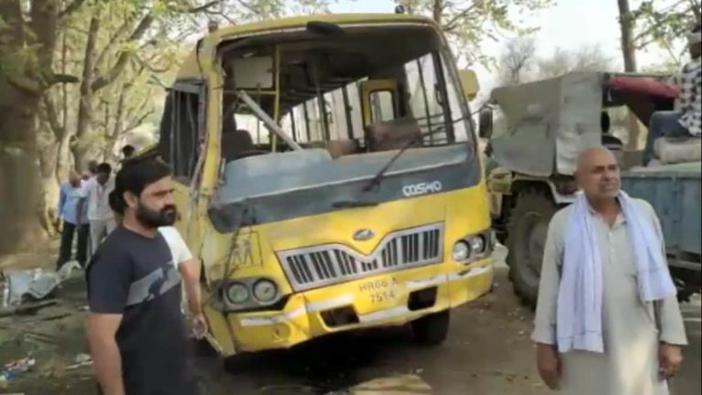 Haryana schoolbus accident