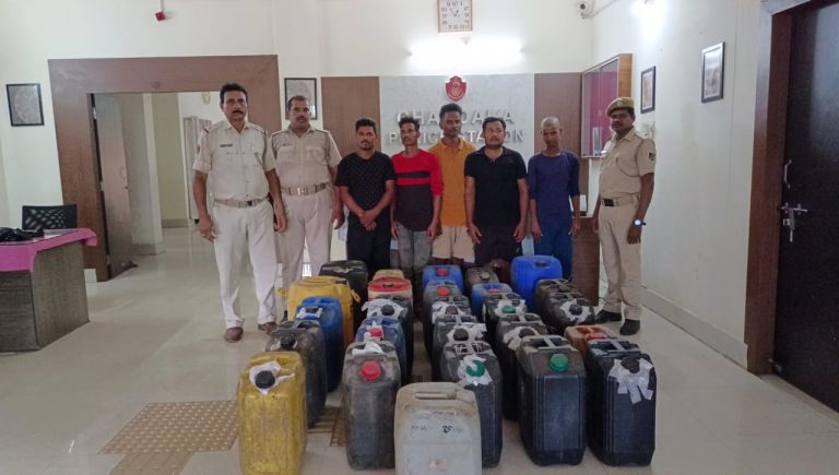 5 Held With Huge Illicit Liquor In Bhubaneswar During Raid Ahead Of Elections