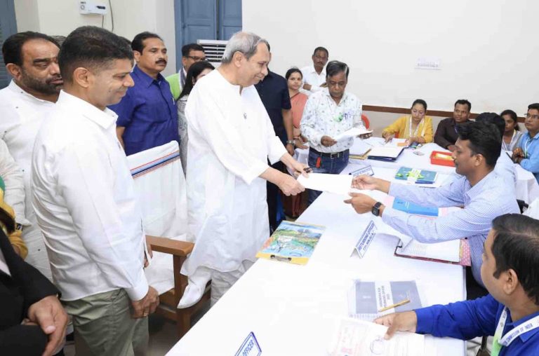 Odisha Elections: Naveen Patnaik Files Nomination For Hinjili After Offering Prayers At Tara Tarini