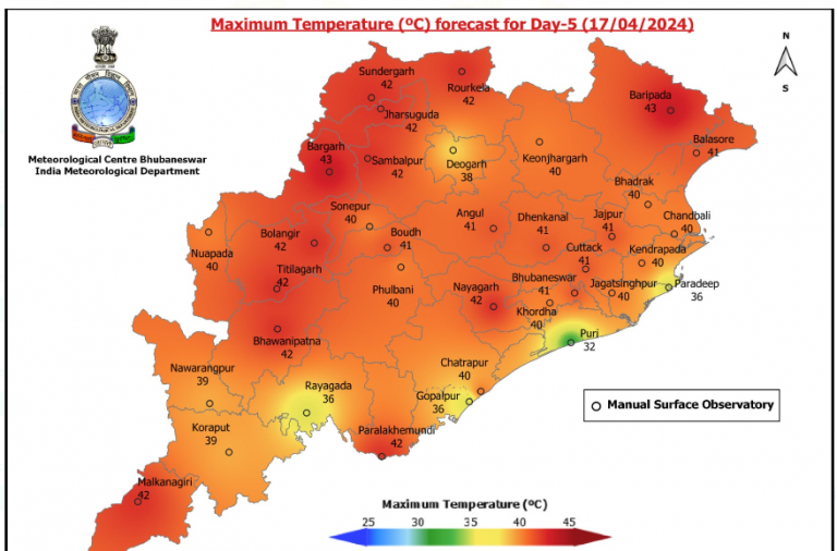 Odisha To Encounter Scorching Heatwave Again; Mercury To Soar By 5-6°C Next Week