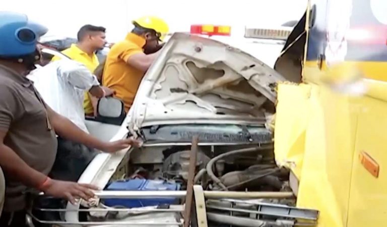 4 Injured As Ambulance Rams College Bus In Odisha’s Khurda