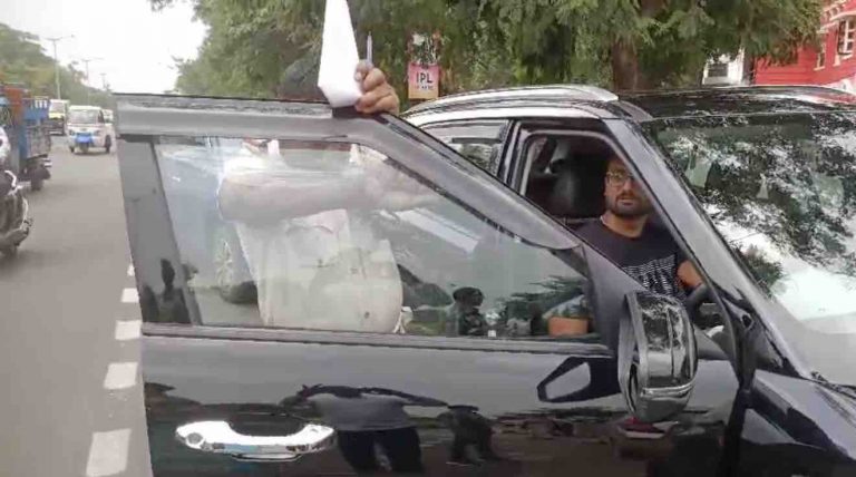 Drive Against Vehicles With Tinted Glasses In Odisha Capital Ahead Of Elections