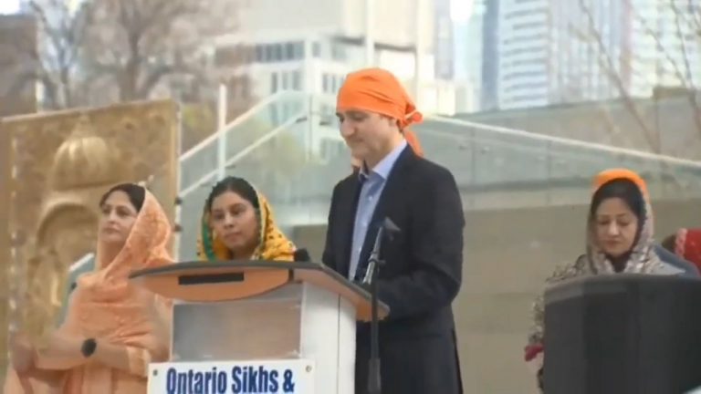 Justin Trudeau on Khalsa day