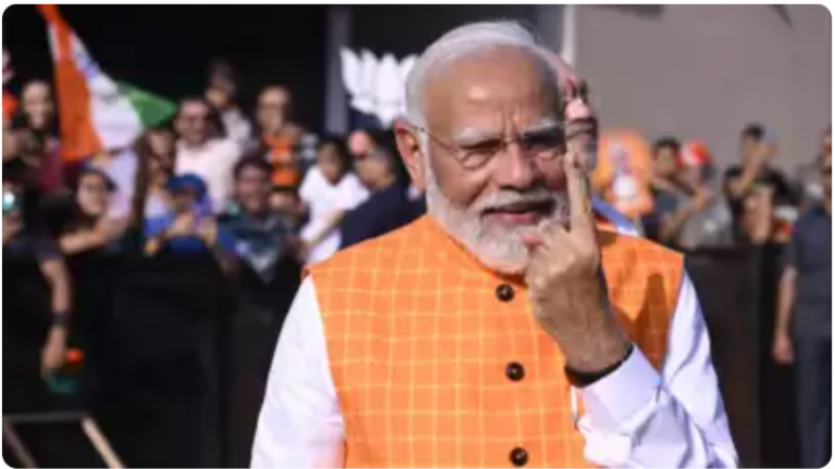 PM Modi Votes In Ahmedabad, Urges People To Vote In Record Numbers