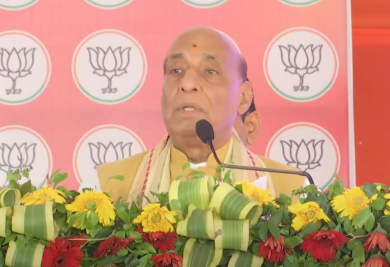 People Of Odisha Want BJP To Win All 21 Lok Sabha Seats: Rajnath Singh In Rayagada Poll Rally