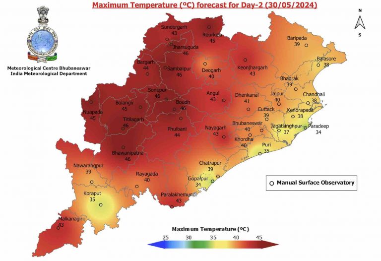 Severe Heatwave To Scorch Odisha Till May 30; Mercury May Touch 46°C