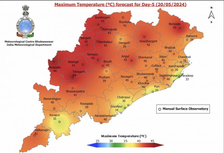 Heavy Rain Likely In S Odisha Today; Temp To Rise By 2-4°C Amid Heatwave Alert From May 19