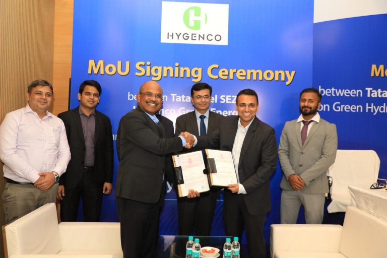 Tata Steel SEZ & Hygenco MoU