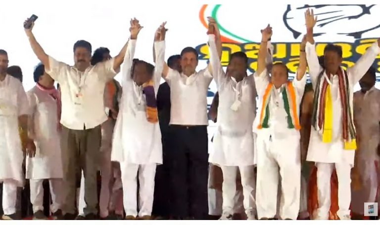 ‘Naveen Patnaik Works For BJP In Odisha’, Says Rahul Gandhi Urging People to Vote For Congress & Save The Constitution