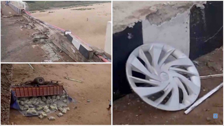 Woman Dies, 4 Critical As Truck Plunges Off Bridge After Colliding With Car Near Cuttack’s Trisulia