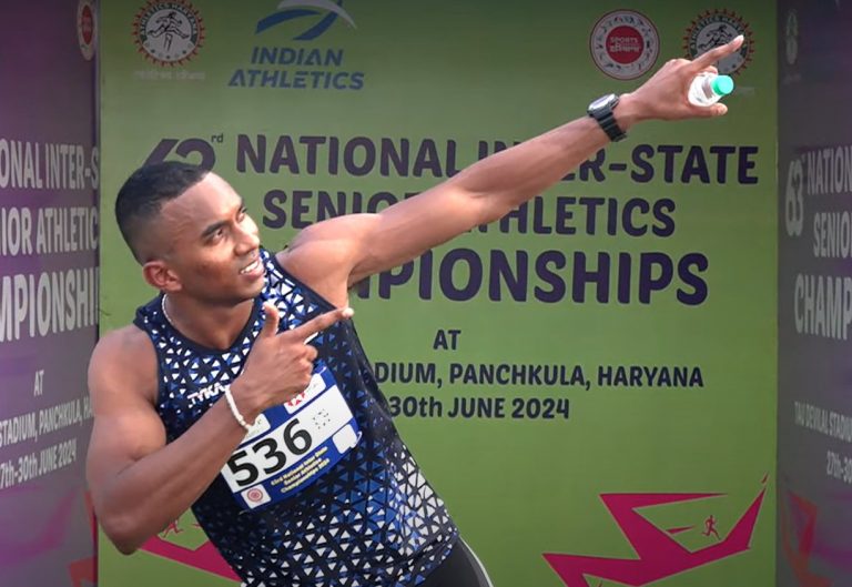 Animesh Kujur 200m gold