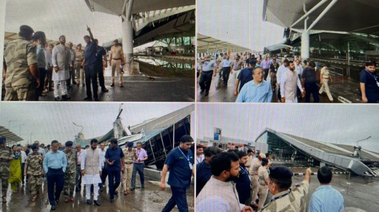 Roof Collapses At Delhi Airport Terminal 1; One Dead & Six Injured, Ops Stopped