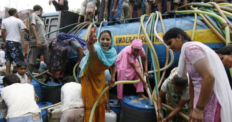 Delhi water crisis, heatwave