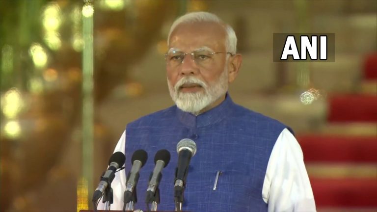 Modi takes oath