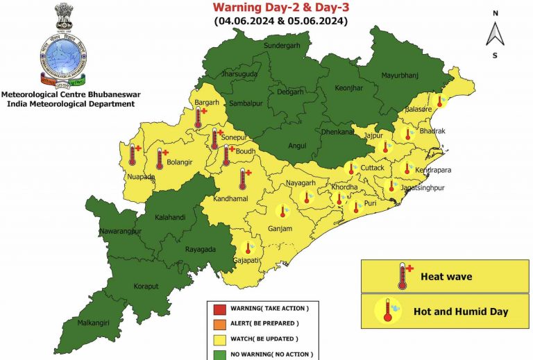 Heatwave, Hot & Humid Weather With Thunderstorm Activity May Persist In Odisha; Temp To Rise After 24 Hours