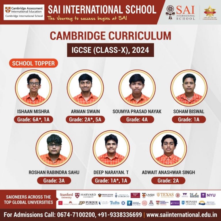 SAI excel in IGCSE exam