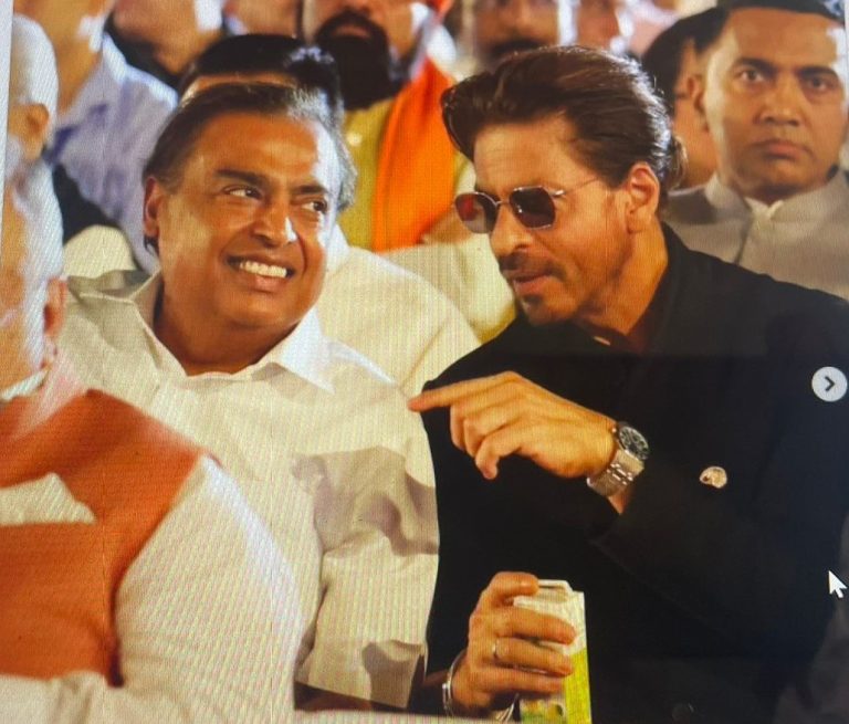 Mukesh Ambani, Shah Rukh Khan Bond Over ORS At PM Modi’s Oath-Taking Ceremony