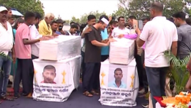 Mortal Remains Of 2 Odias Killed In Kuwait Blaze Reach Bhubaneswar; Rs 4 Lakh Ex-Gratia Announced