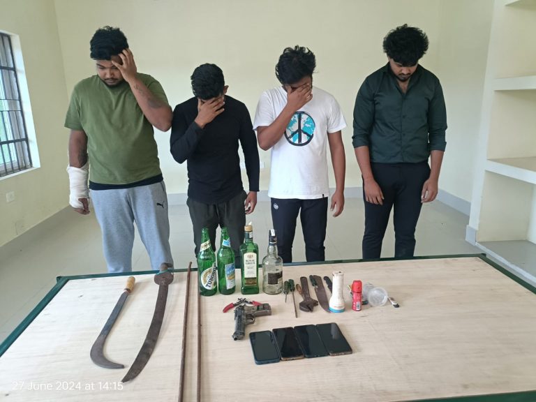 Bhubaneswar Police Foils Petrol Pump Dacoity Plan, 4 Arrested, 3 Escape